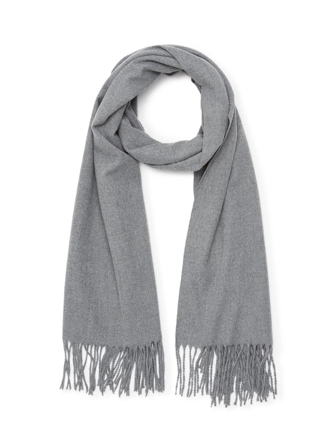 Celio_Grey Mel_Warm Scarf with Fringes_MISCAFACE_GREY MEL_01