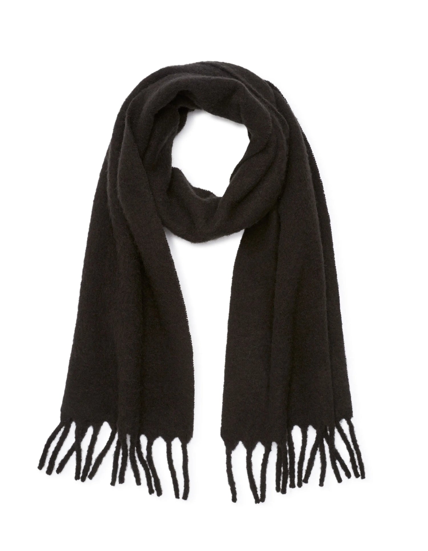 Celio_Black_Wool Blend Scarf_MISCAROU_BLACK_01