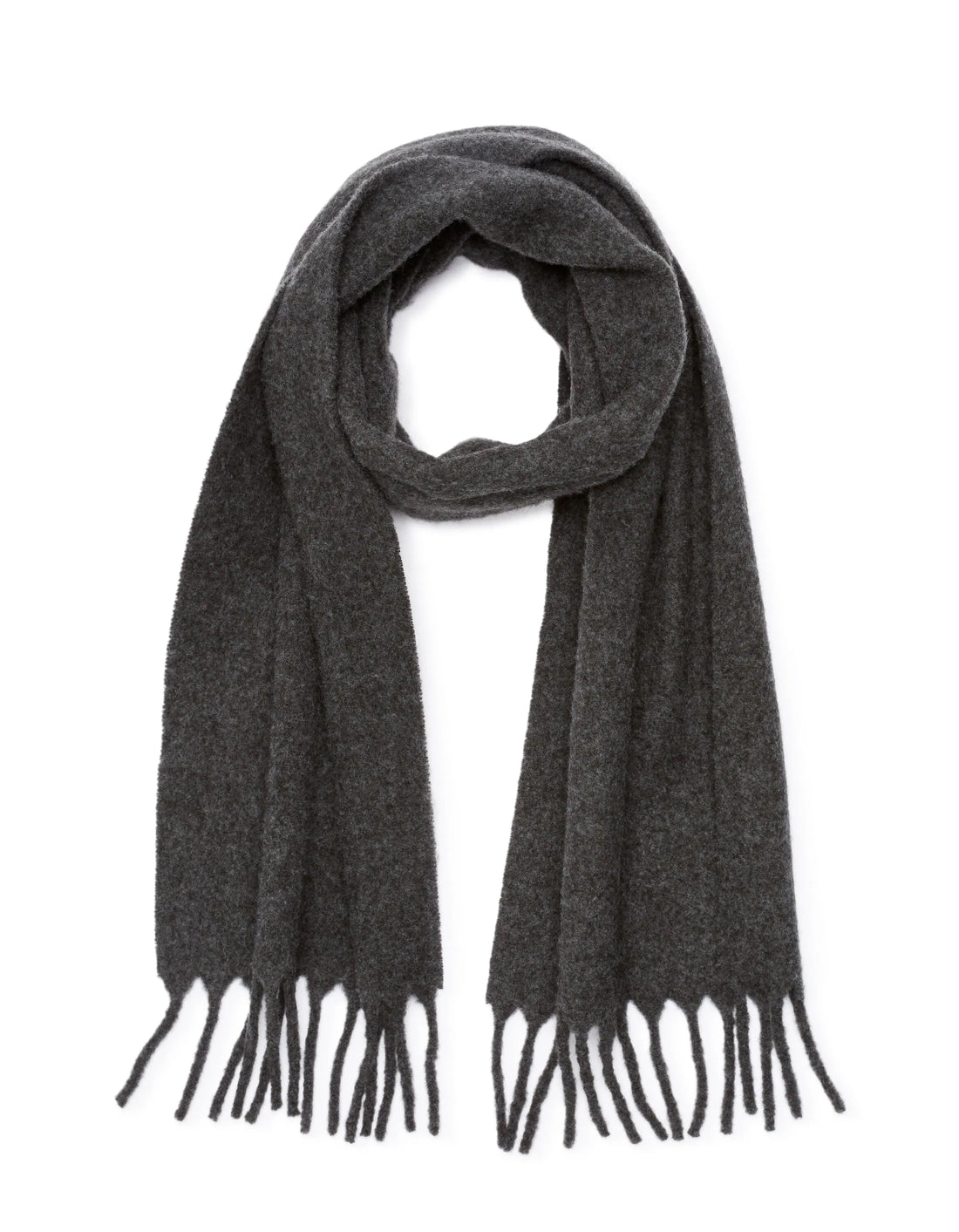 Celio_Dark Grey Mel_Wool Blend Scarf_MISCAROU_DARK GREY MEL_01