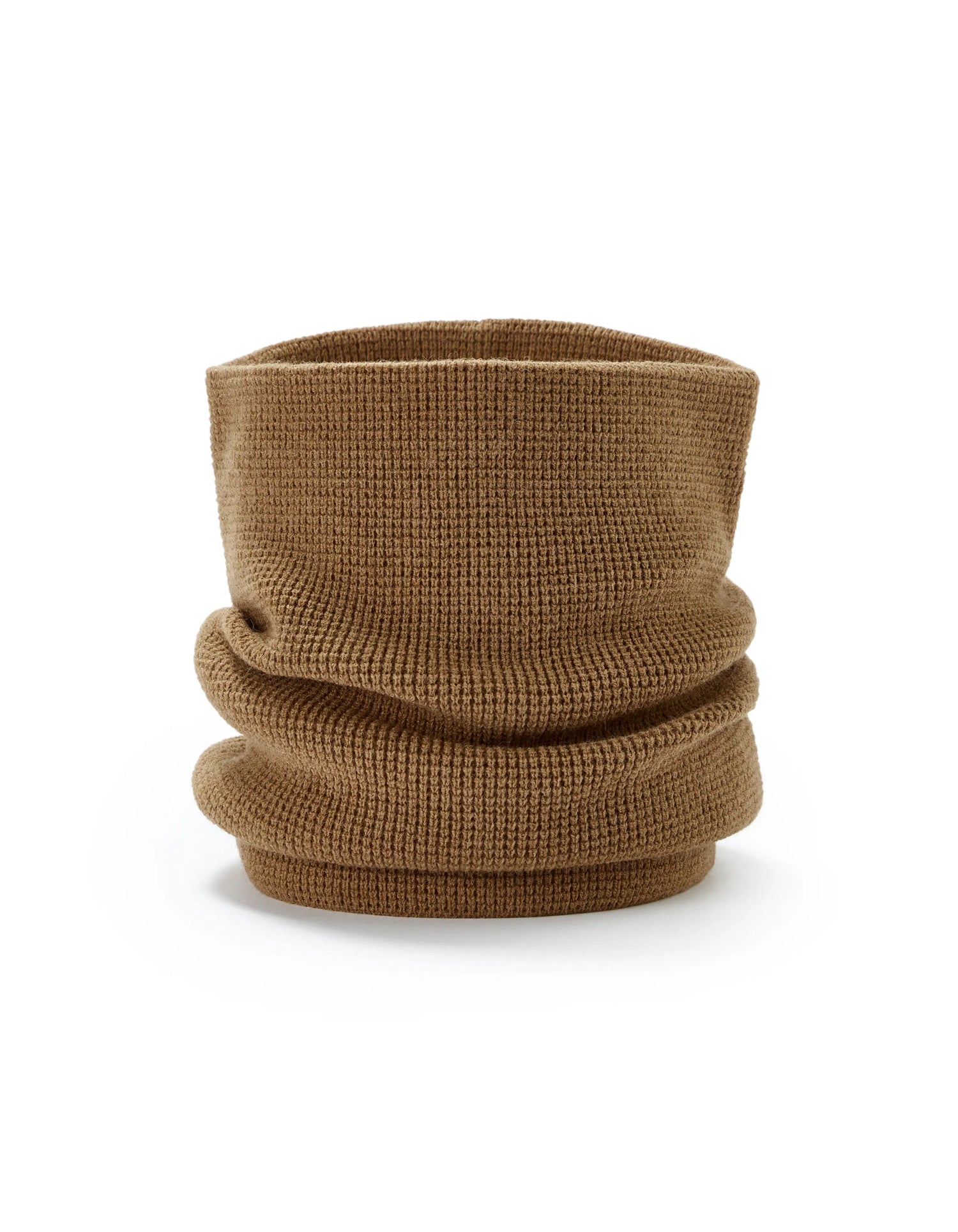Celio_Camel_Waffle Knit Snood_MISCAWAFLE_CAMEL_01