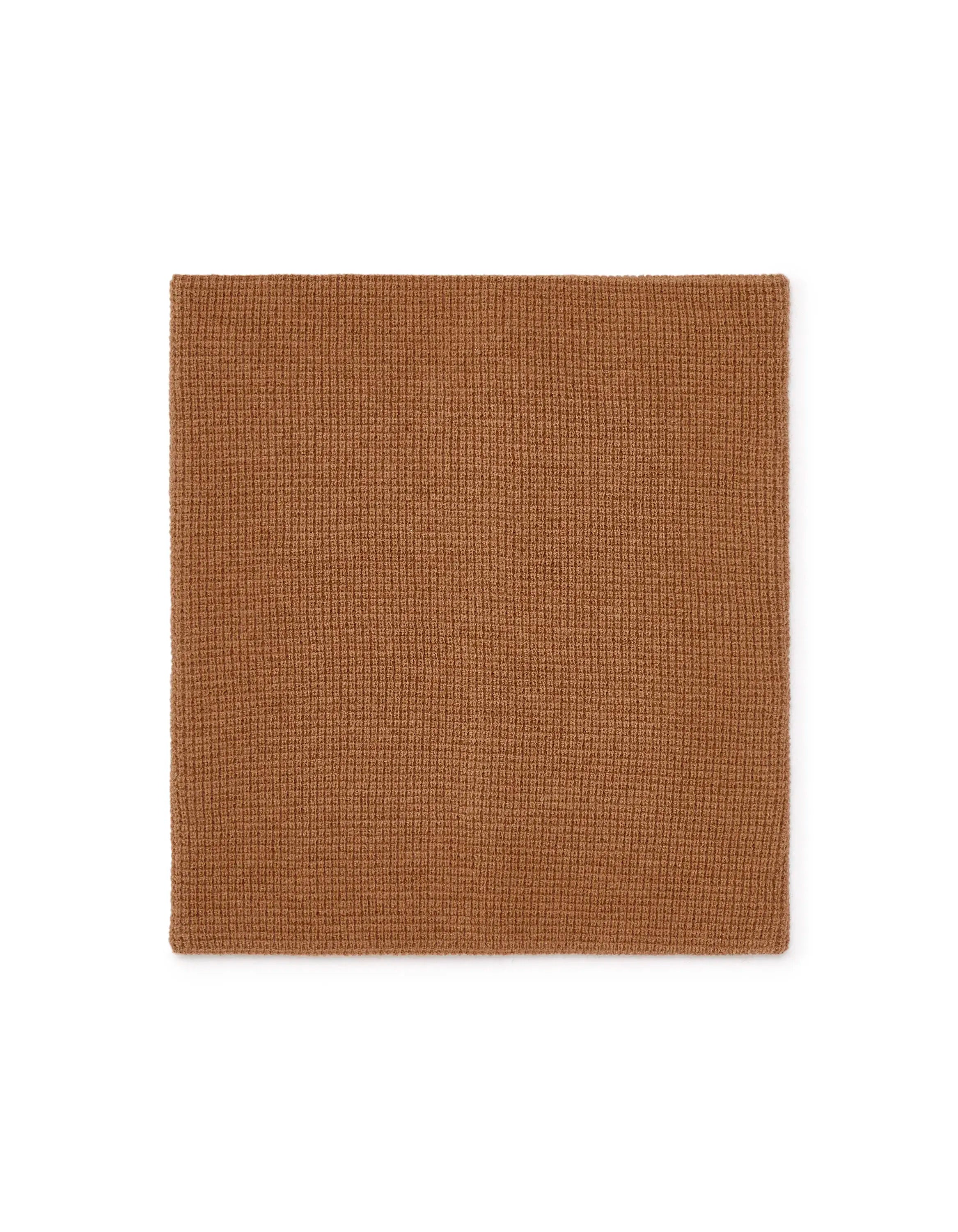 Celio_Camel_Waffle Knit Snood_MISCAWAFLE_CAMEL_02