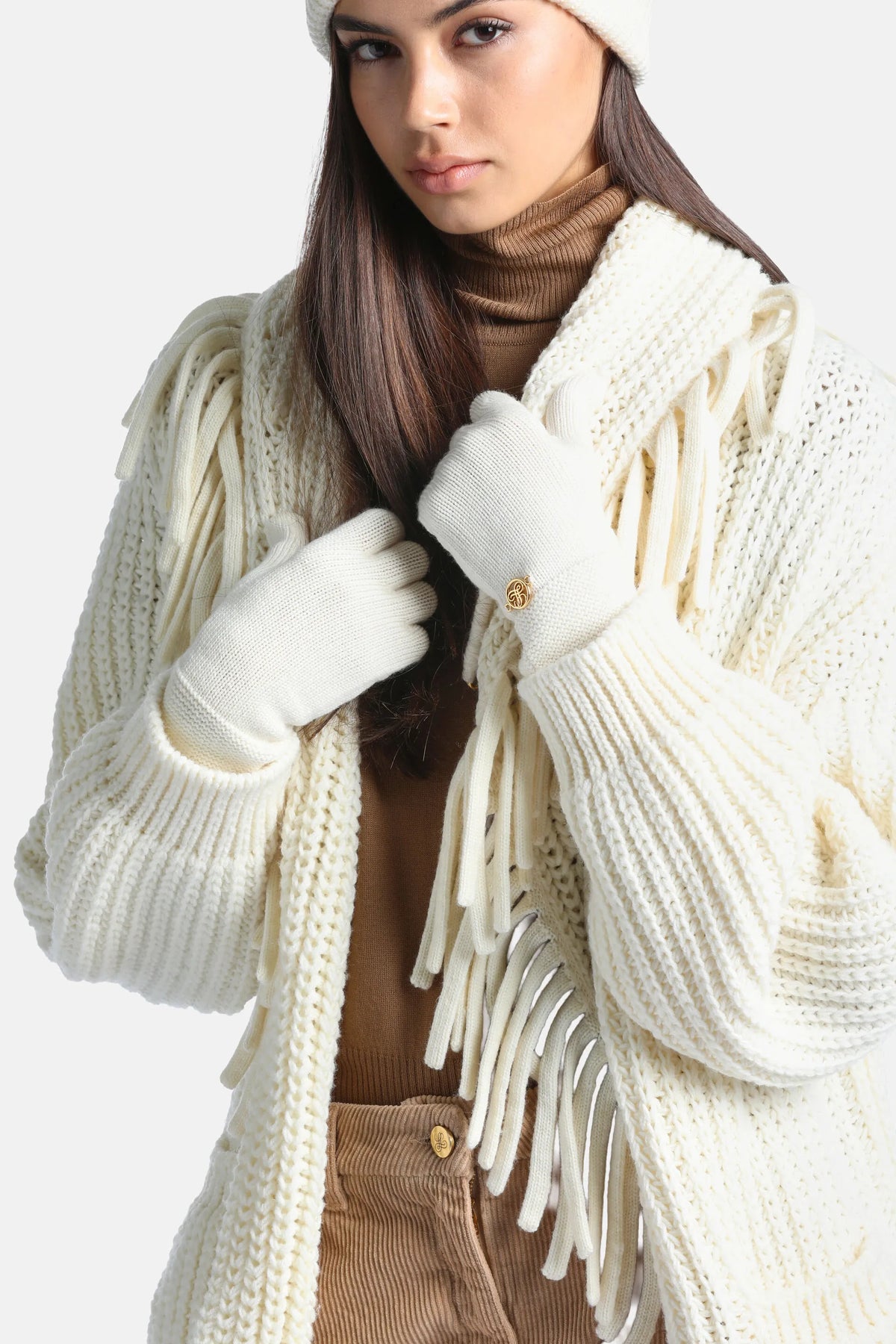 Luisa Spagnoli Panna Women Miss - Ribbed Neck Warmer SKU: MISS A_0202 Image 02