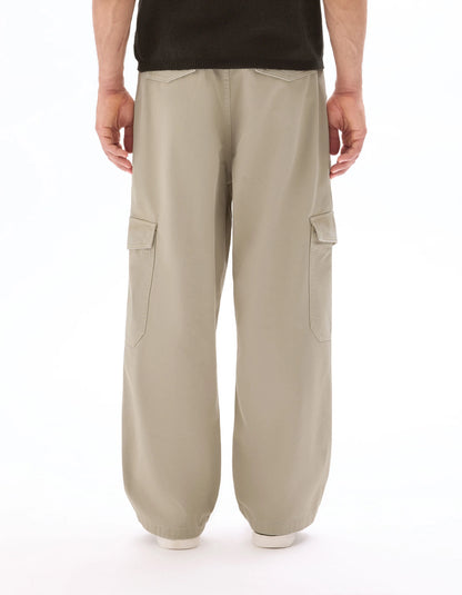 Celio_Beige Clair_100% Cotton Baggy Cargo Pants_MOBAGO_BEIGE CLAIR_03
