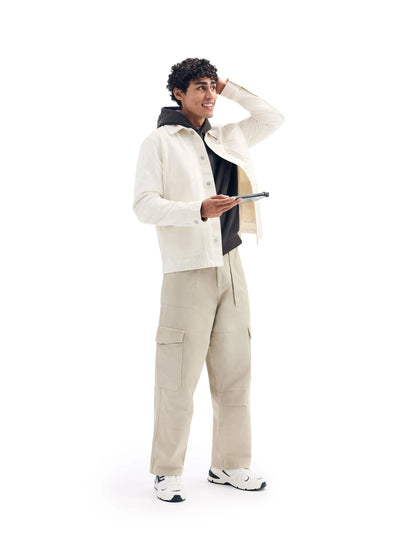 Celio_Grey_Baggy Cargo Pants 100% Cotton_MOBAGO_GREY_07