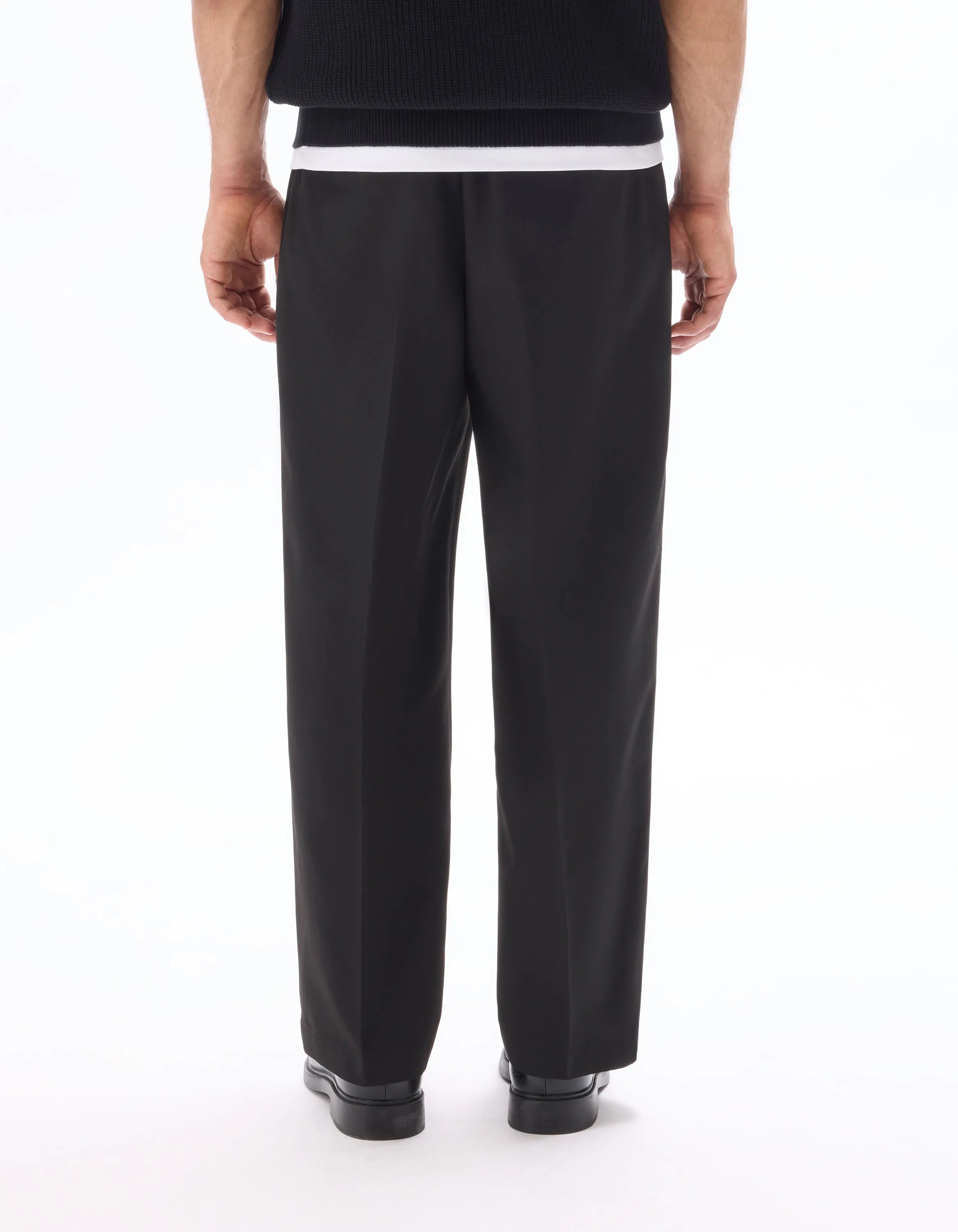 Celio_Black_24H Baggy Loose Pants_MOBIG_BLACK_03