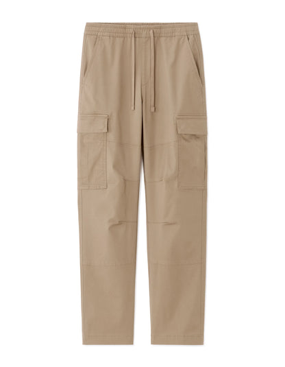 Celio_Beige Clair_Stretch Cotton Straight Cargo Pants_MOCADROI_BEIGE CLAIR_07