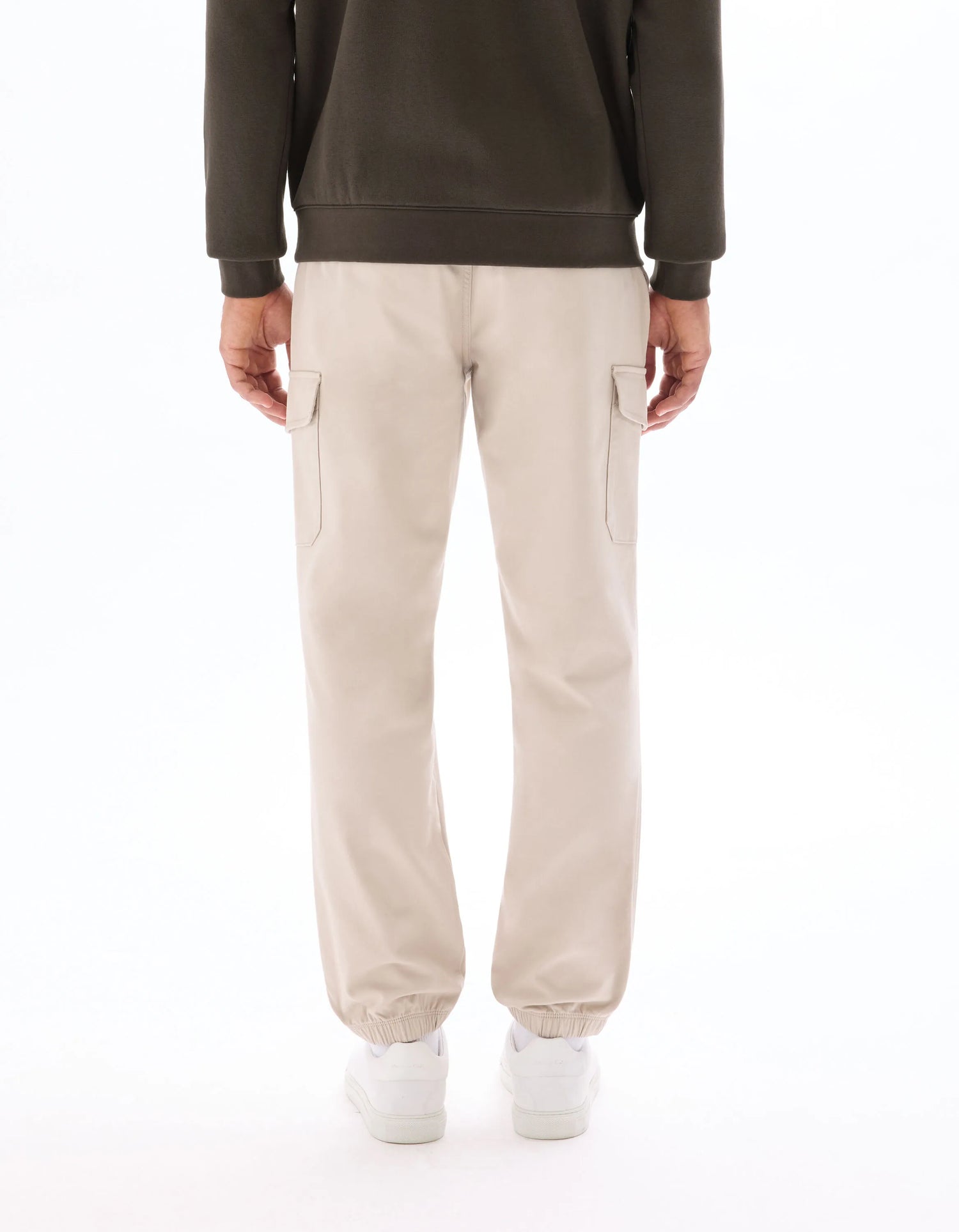 Celio_Beige Clair_Stretch Cotton Straight Cargo Pants_MOGO_BEIGE CLAIR_03