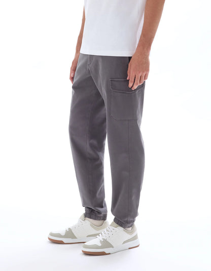 Celio_Grey_Straight Stretch Cotton Cargo Pants_MOGO_GREY_04