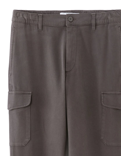 Celio_Grey_Straight Stretch Cotton Cargo Pants_MOGO_GREY_06