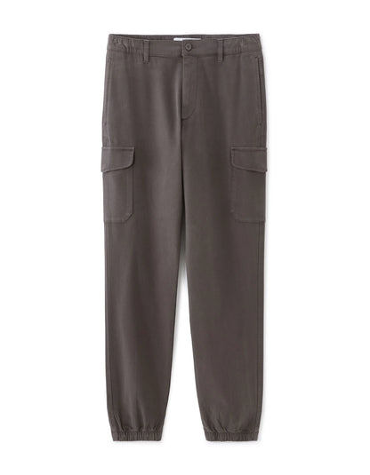 Celio_Grey_Straight Stretch Cotton Cargo Pants_MOGO_GREY_07