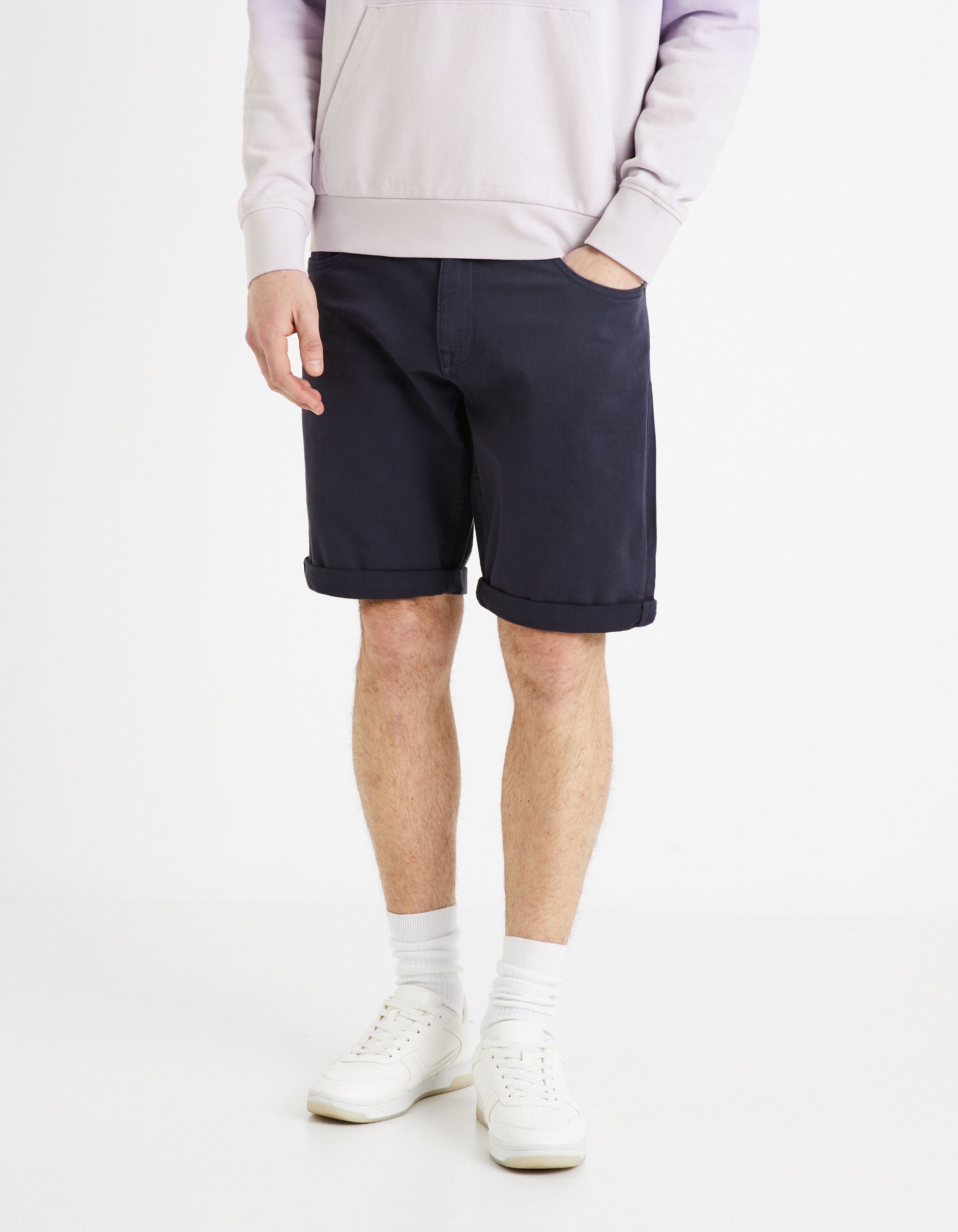 5 Pockets Stretch Cotton Bermuda Shorts_02