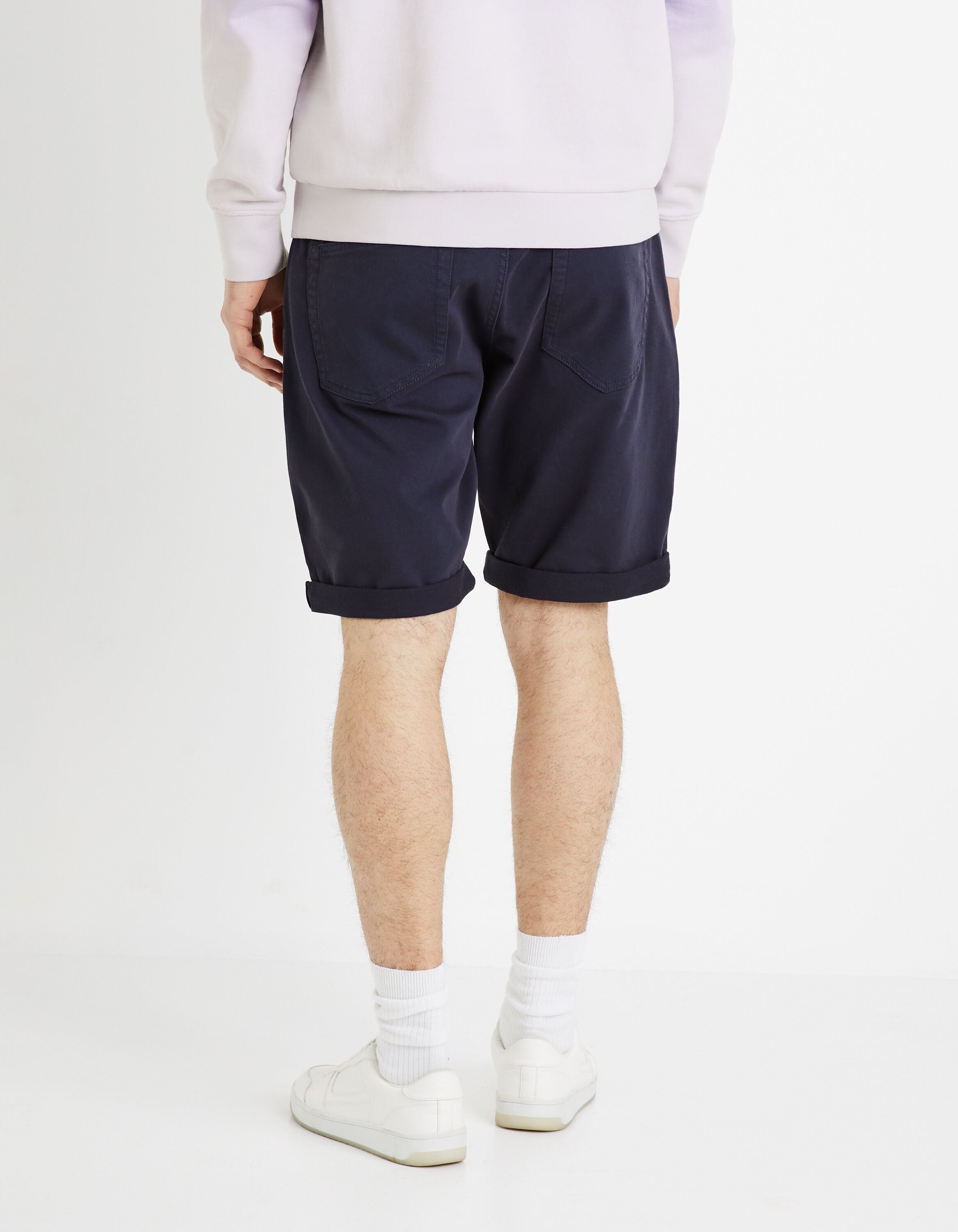 5 Pockets Stretch Cotton Bermuda Shorts_04