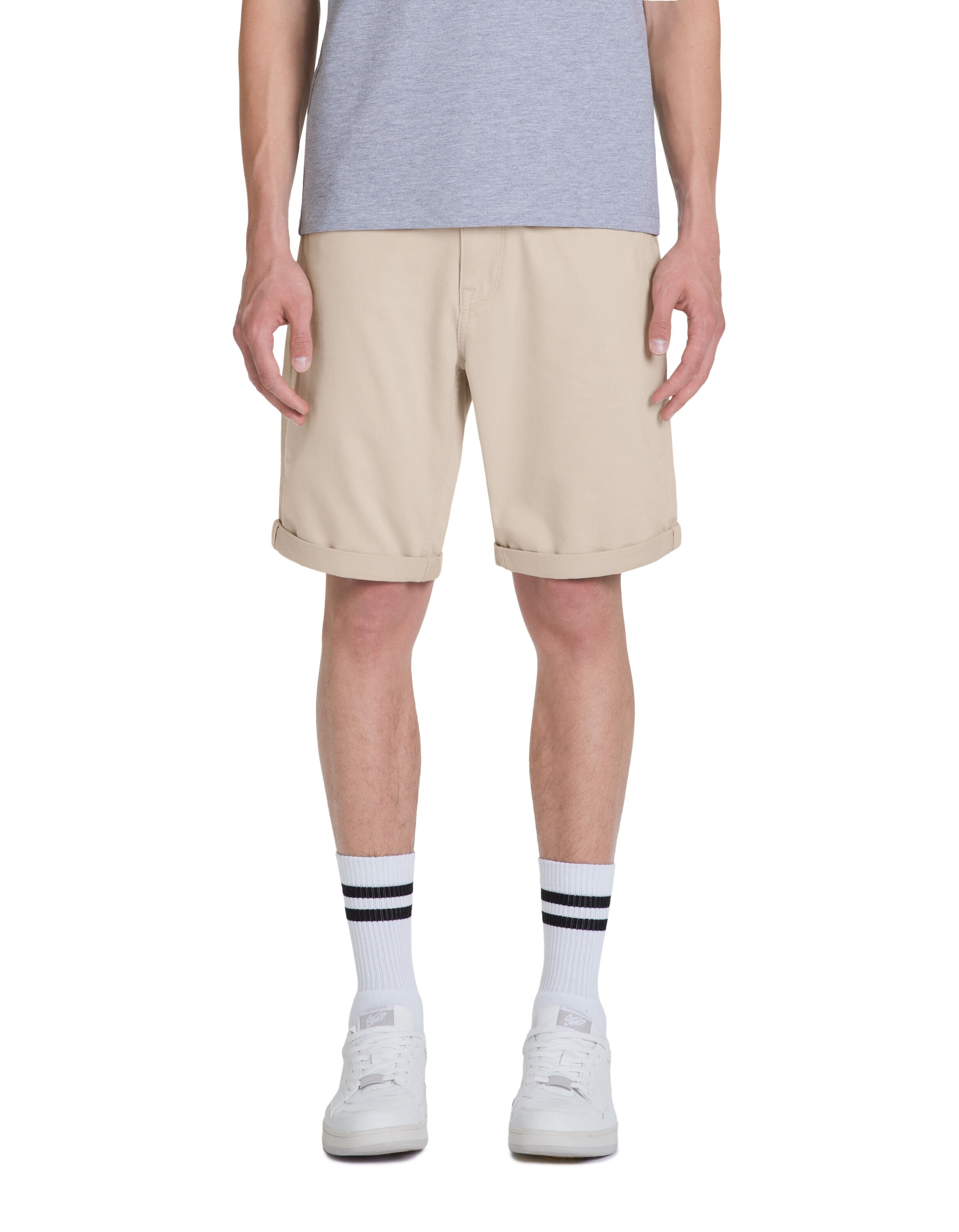 5 Pockets Stretch Cotton Bermuda Shorts_02