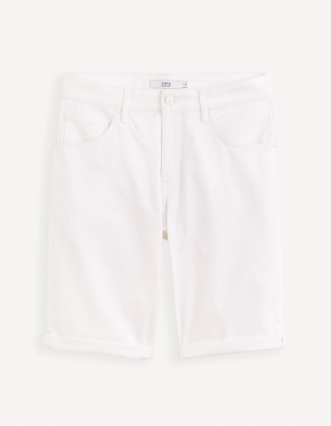 Knitted Cotton Shorts - White_MOHITOBM_WHITE_02