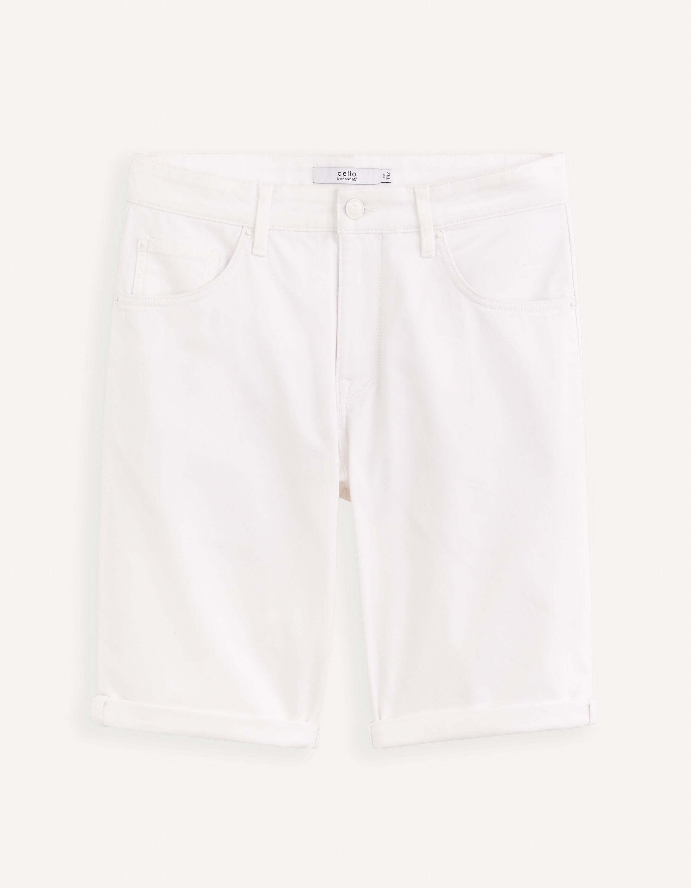 5 Pockets Stretch Cotton Bermuda Shorts_02