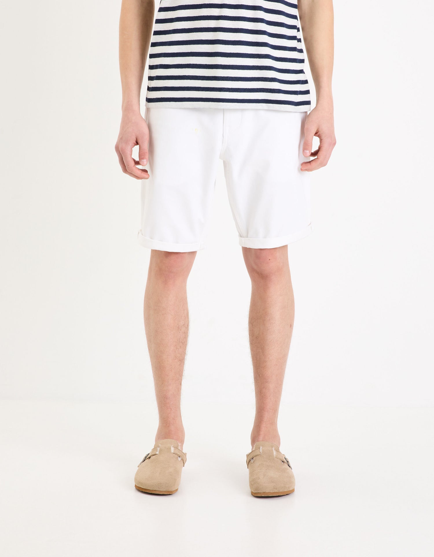 5 Pockets Stretch Cotton Bermuda Shorts_03