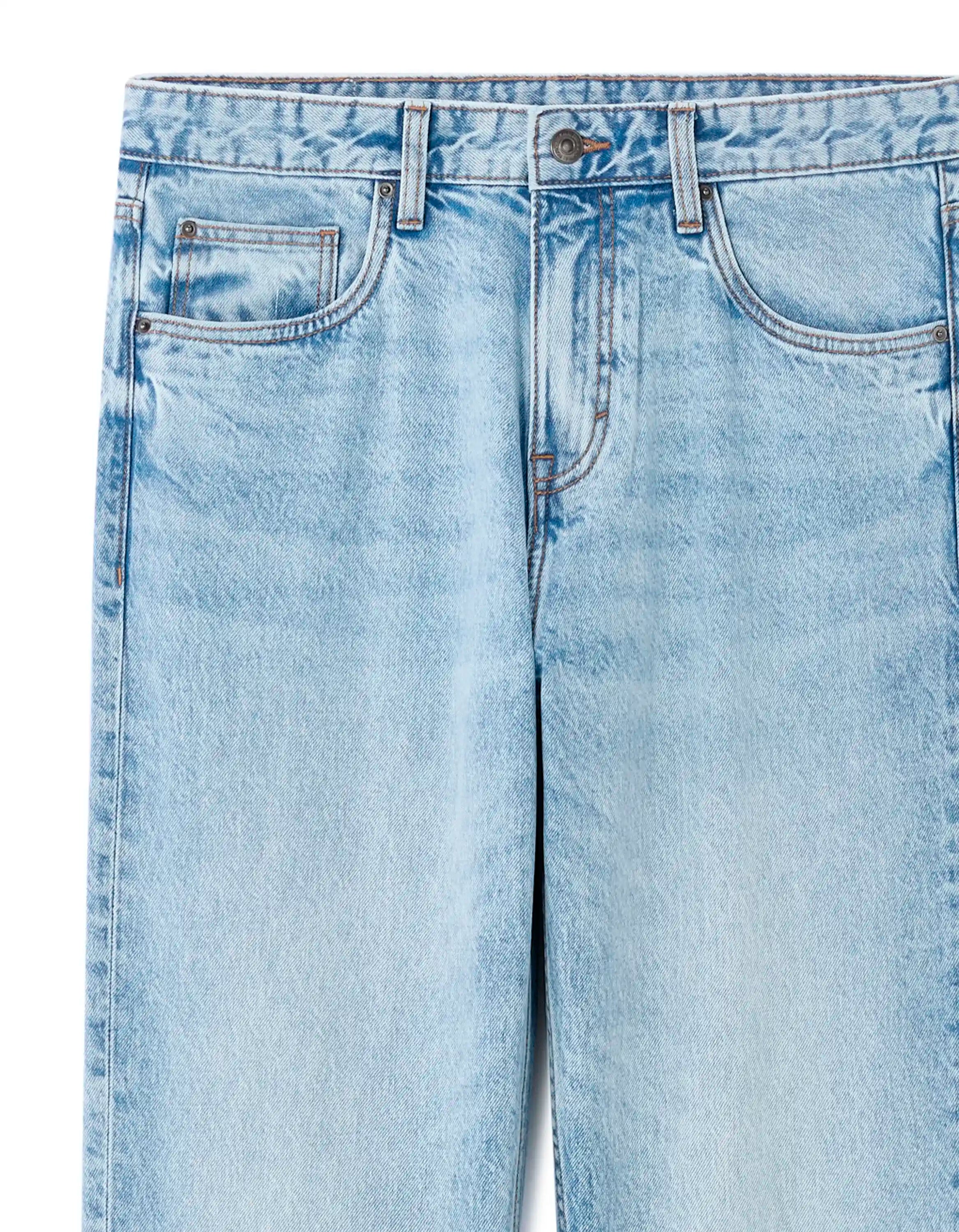 Celio_Bleached_Loose Jeans 100% Cotton_MOLOOSE_BLEACHED_02