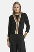 Luisa Spagnoli_Nero/Biscotto/Panna_Monoposto - Embroidered Cardigan_MONOPOSTO_0101 2246 0202_01
