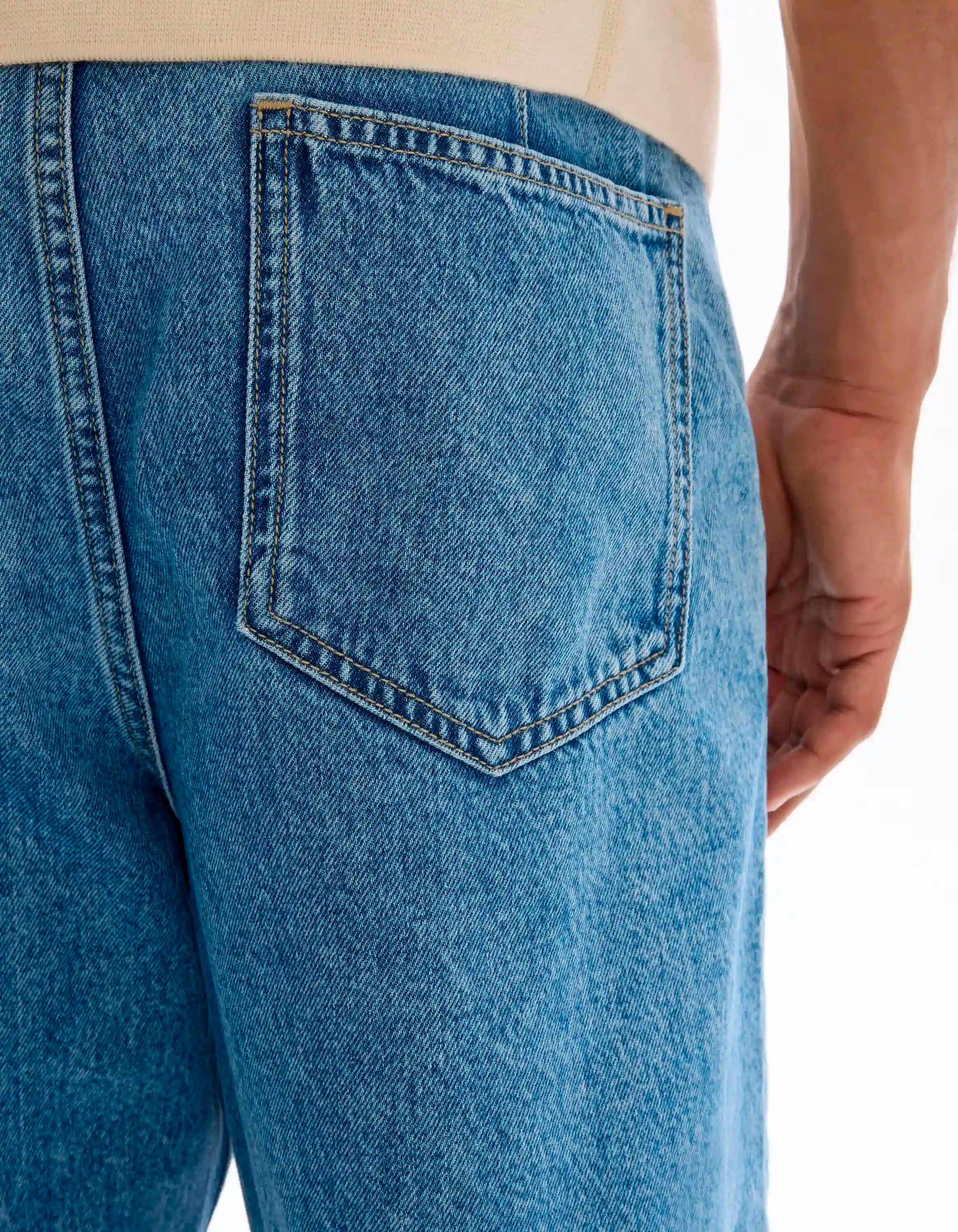 Celio_Double Stone_Relaxed 100% Cotton Jeans_MORELAX_DOUBLE STONE_04