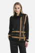 Luisa Spagnoli_Nero/Biscotto_Motel - Jacquard Turtleneck_MOTEL_0101 2246_01
