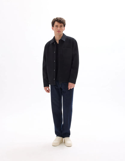 Celio_Black_Unlined Mesh Jacket - Black_MUBIAISHRT_BLACK_02