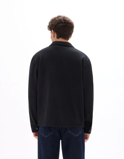 Celio_Black_Unlined Mesh Jacket - Black_MUBIAISHRT_BLACK_03