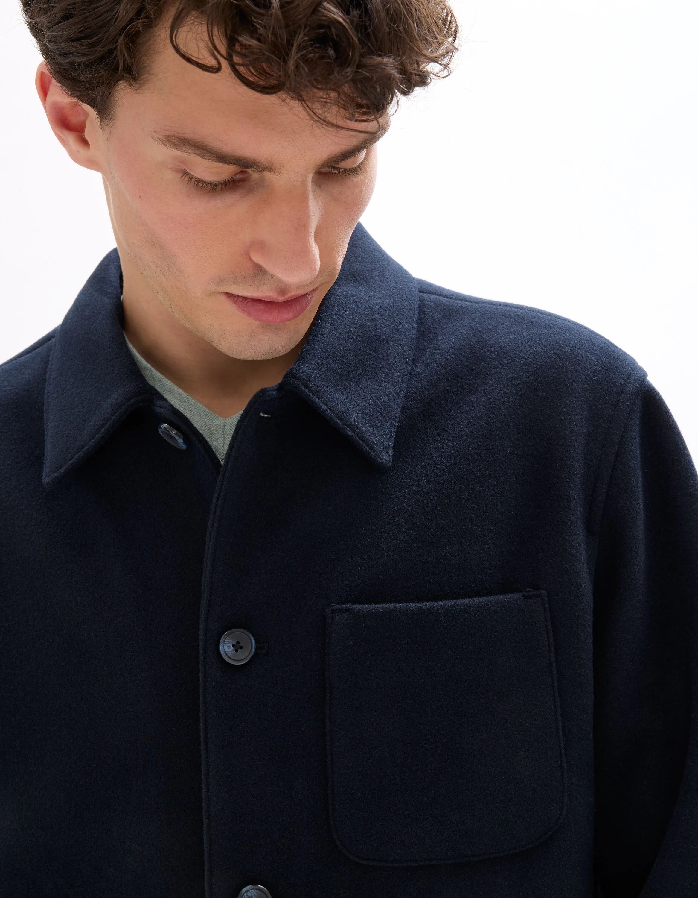 Celio_Dark Navy_Unlined Knitted Jacket_MUBIAISHRT_DARK NAVY_04