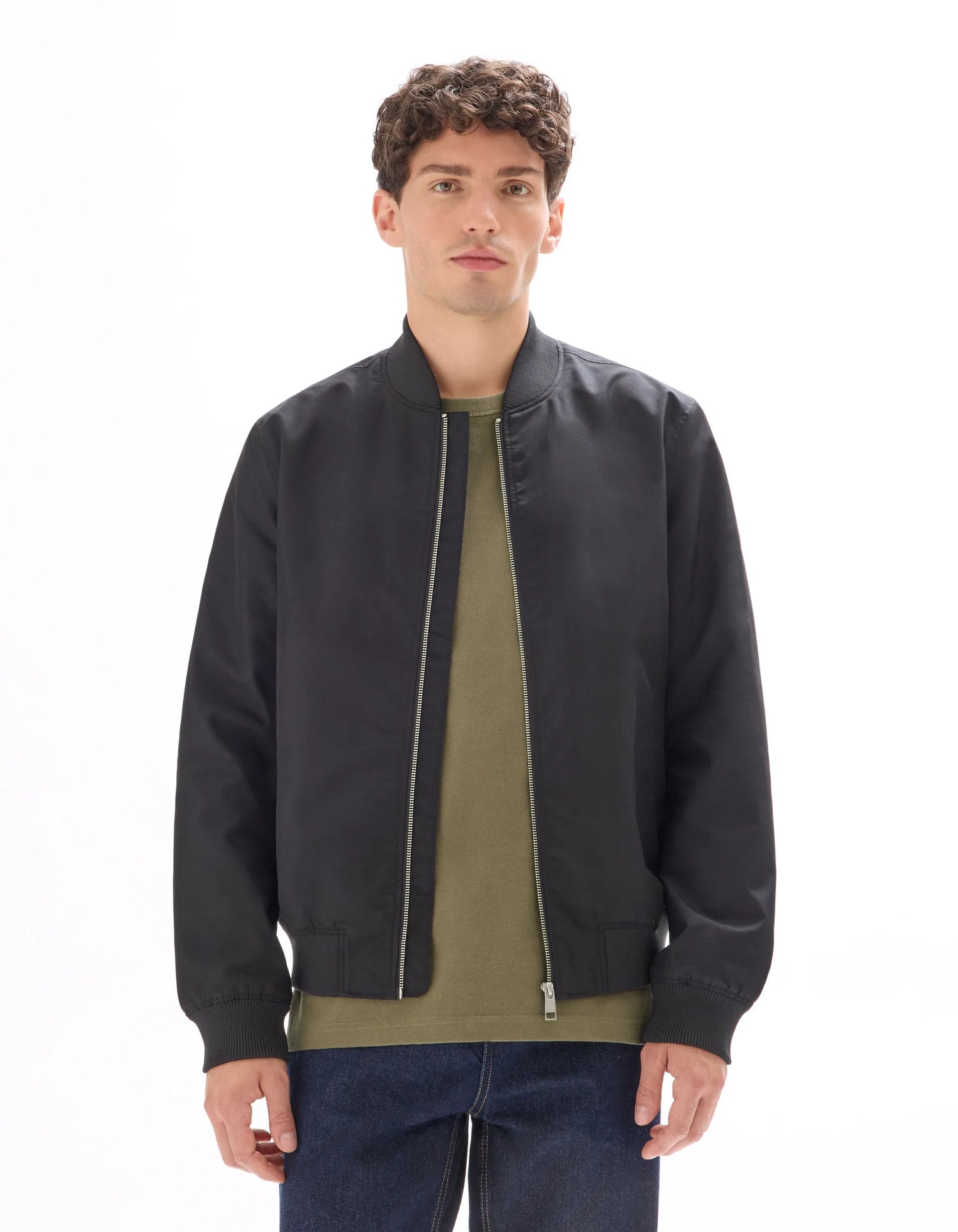 Celio_Black_Lightweight Bomber Jacket_MUBLUZ_BLACK_02