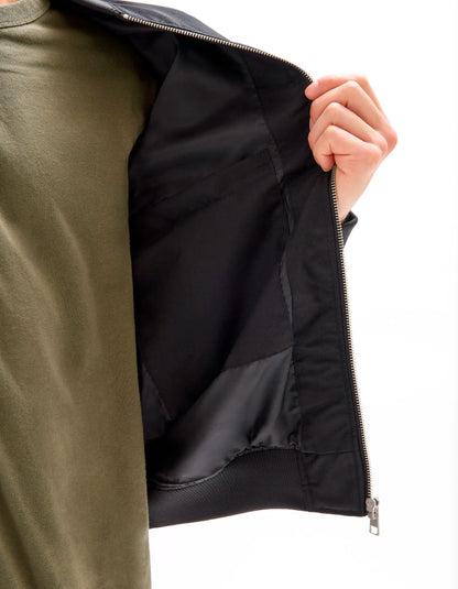 Celio_Black_Lightweight Bomber Jacket_MUBLUZ_BLACK_05
