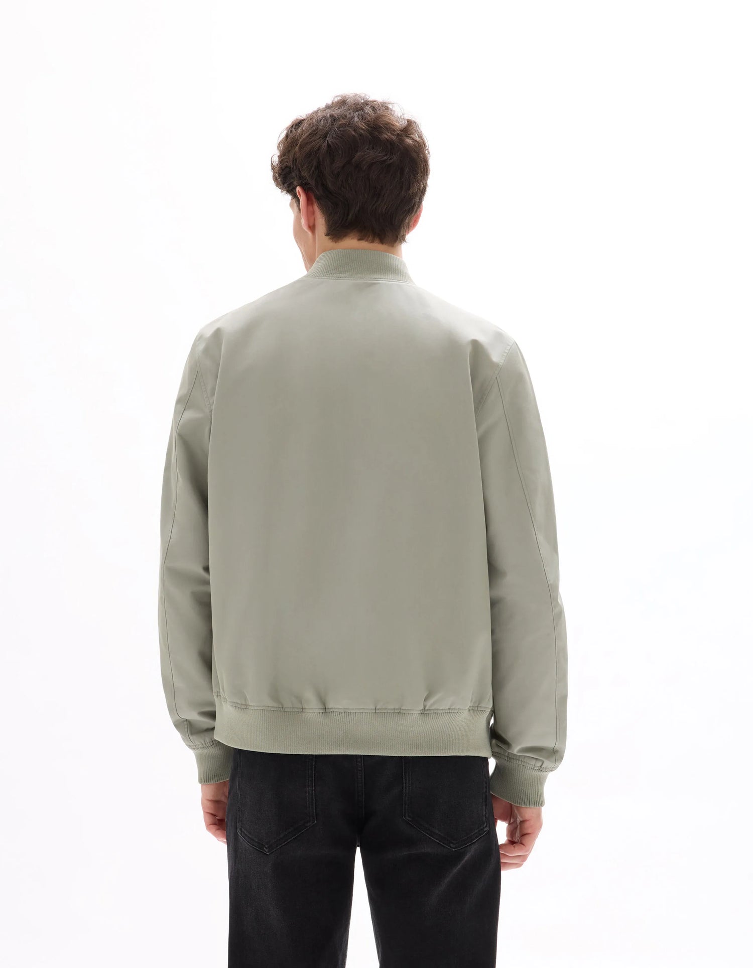 Celio_Light Khaki 01_Lightweight Bomber Jacket_MUBLUZ_LIGHT KHAKI 01_03