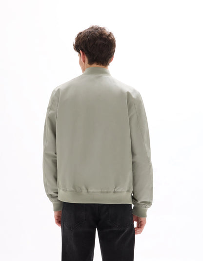 Celio_Light Khaki 01_Lightweight Bomber Jacket_MUBLUZ_LIGHT KHAKI 01_03