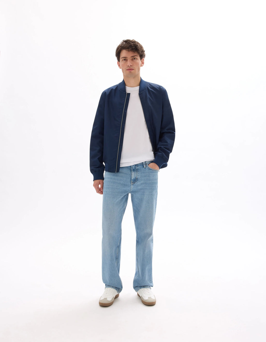 Celio_Navy_Lightweight Bomber Jacket_MUBLUZ_NAVY_01