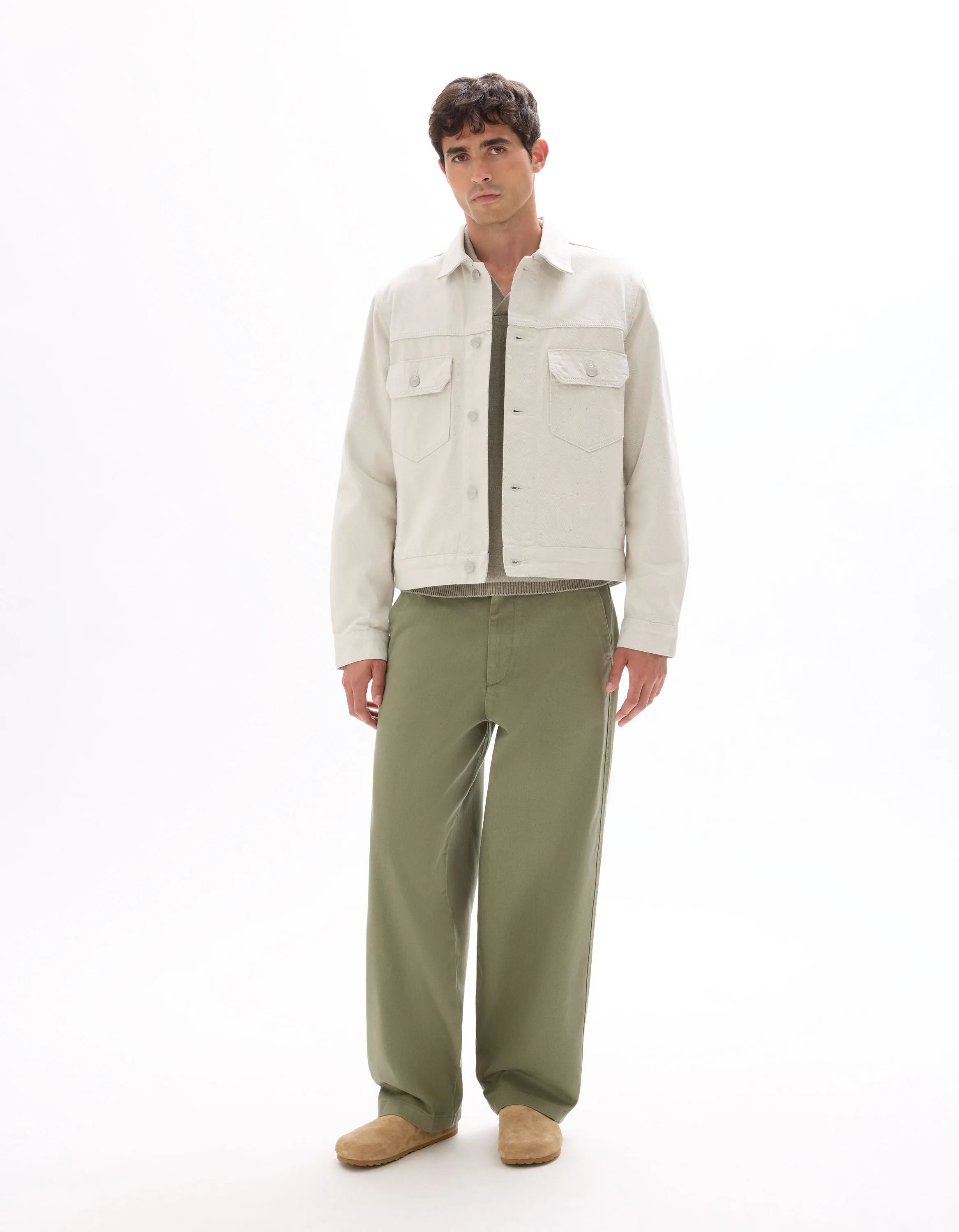 Celio_Ecru_Denim Jacket_MUDENIM_ECRU_01