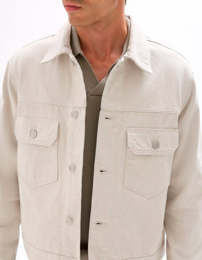 Celio_Ecru_Denim Jacket_MUDENIM_ECRU_04