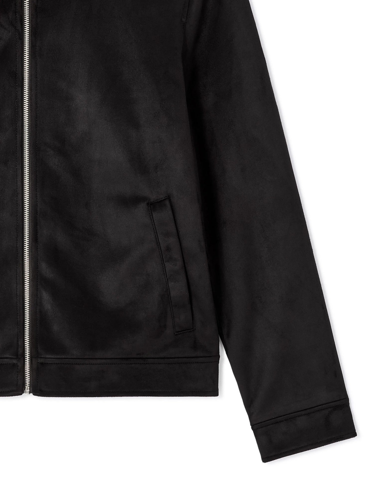 Celio_Black_Faux Suede Jacket_MUFASTER_BLACK_07