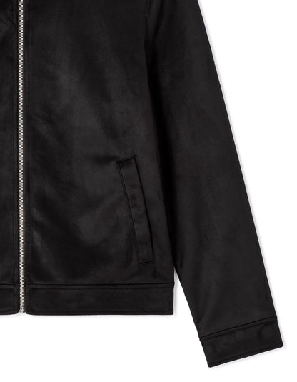 Celio_Black_Faux Suede Jacket_MUFASTER_BLACK_07