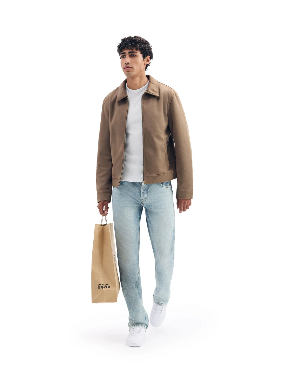 Celio_Camel_Faux Suede Jacket_MUFASTER_CAMEL_05