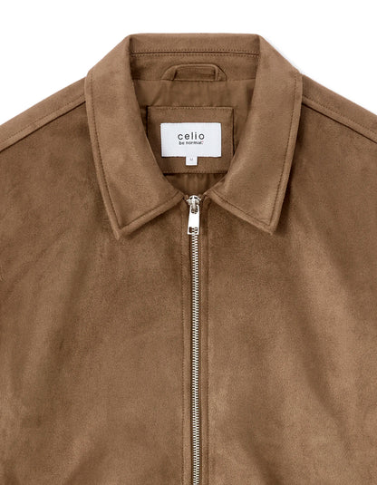 Celio_Camel_Faux Suede Jacket_MUFASTER_CAMEL_06