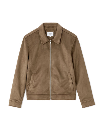 Celio_Camel_Faux Suede Jacket_MUFASTER_CAMEL_08