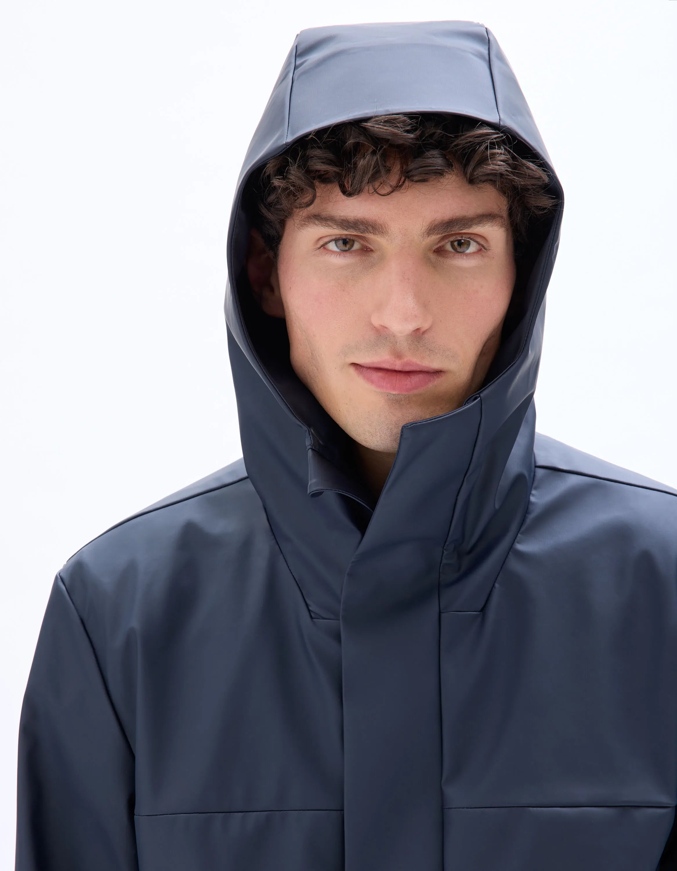 Celio_Dark Navy_Rubber Parka_MUFISH_DARK NAVY_04