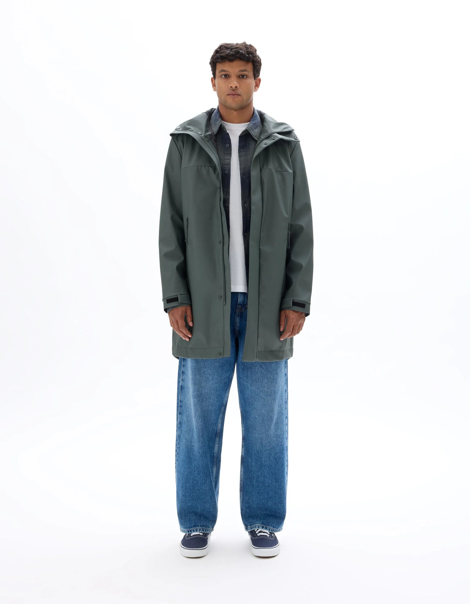 Celio_Kaki_Rubber Parka_MUFISH_KAKI_01