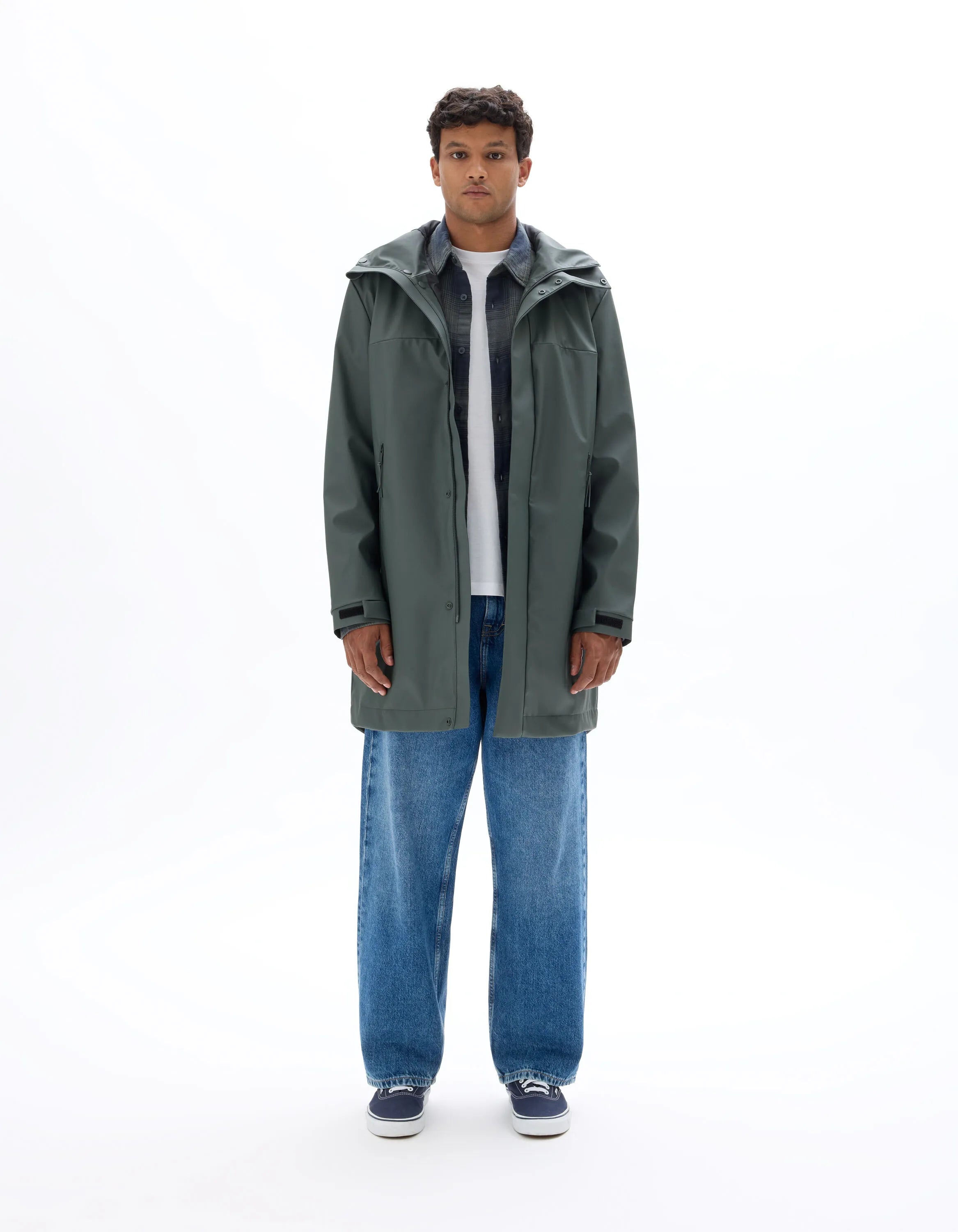 Celio_Kaki_Rubber Parka_MUFISH_KAKI_01