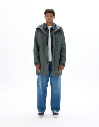 Celio_Kaki_Rubber Parka_MUFISH_KAKI_01