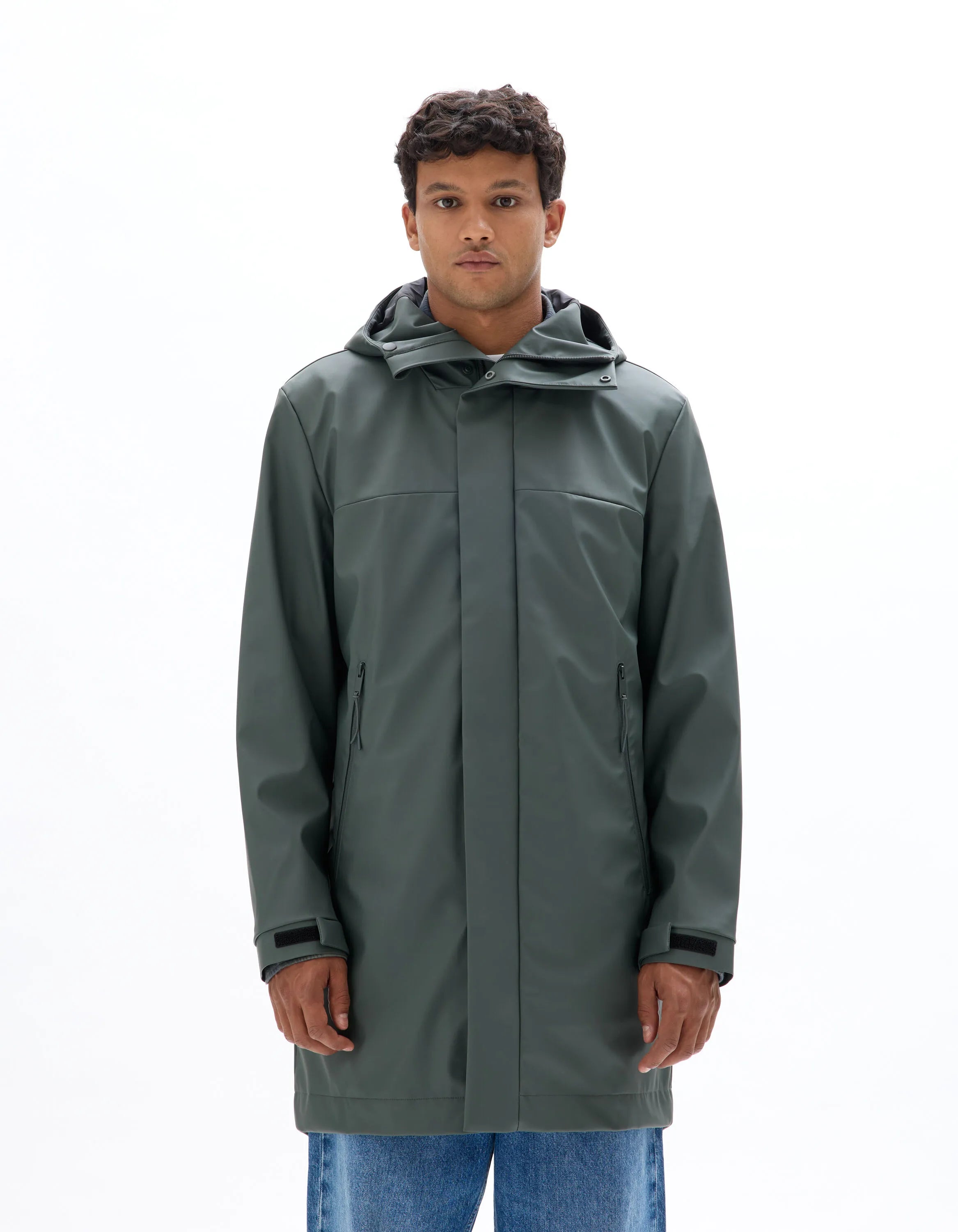 Celio_Kaki_Rubber Parka_MUFISH_KAKI_02