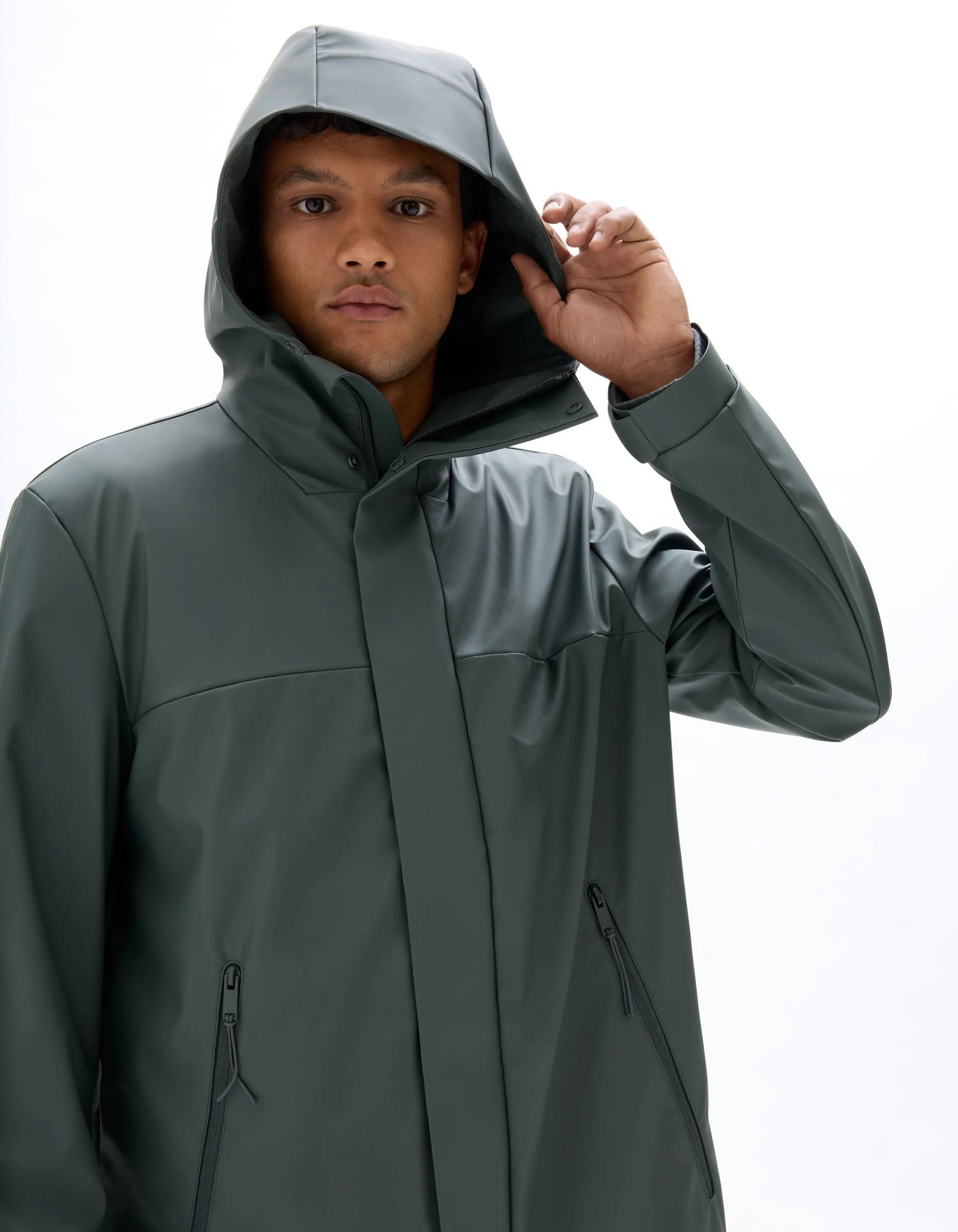 Celio_Kaki_Rubber Parka_MUFISH_KAKI_04