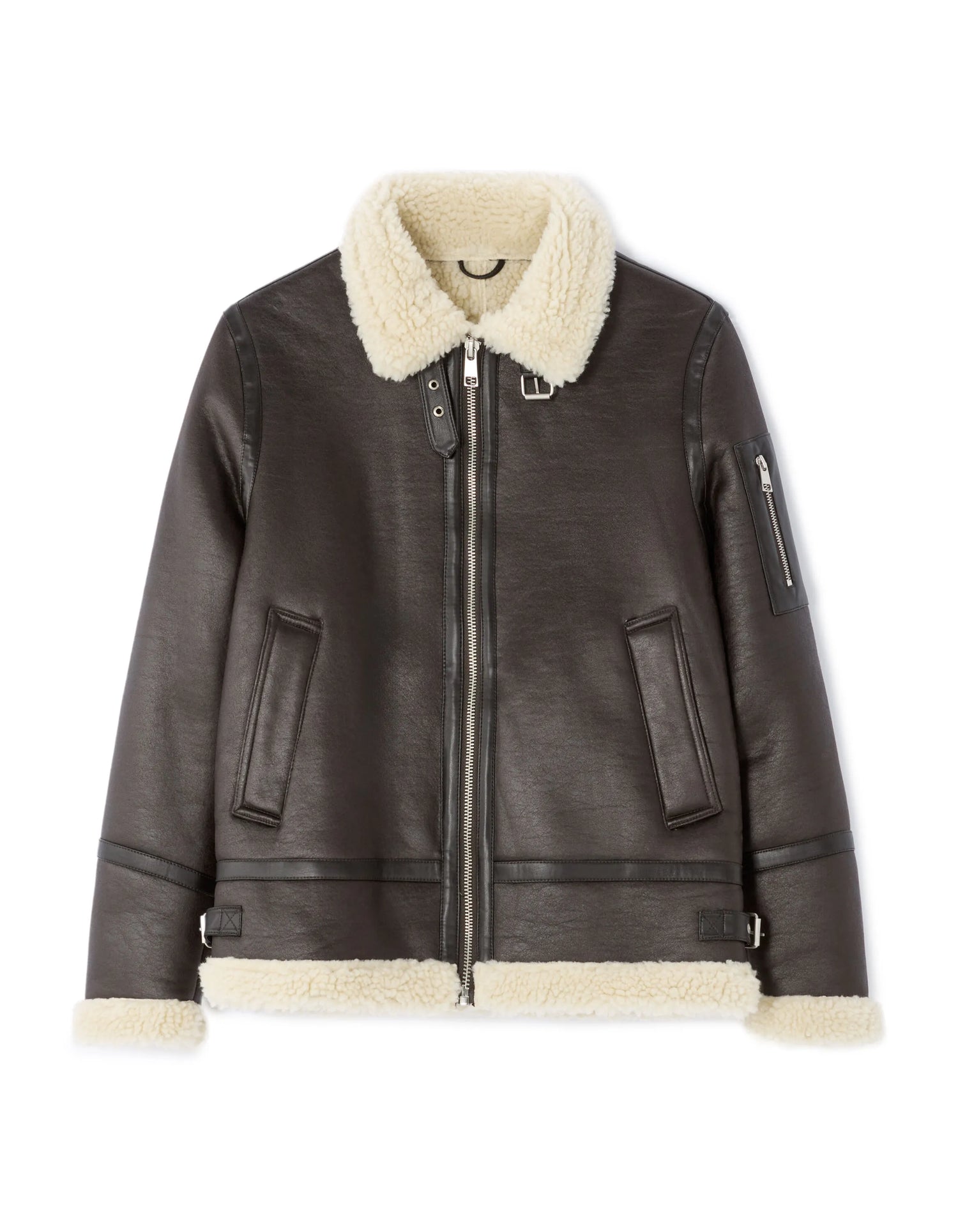 Celio_Brown_Faux Suede Bomber Jacket - Dark Brown_MUFLIGHTT_DARK BROWN_01