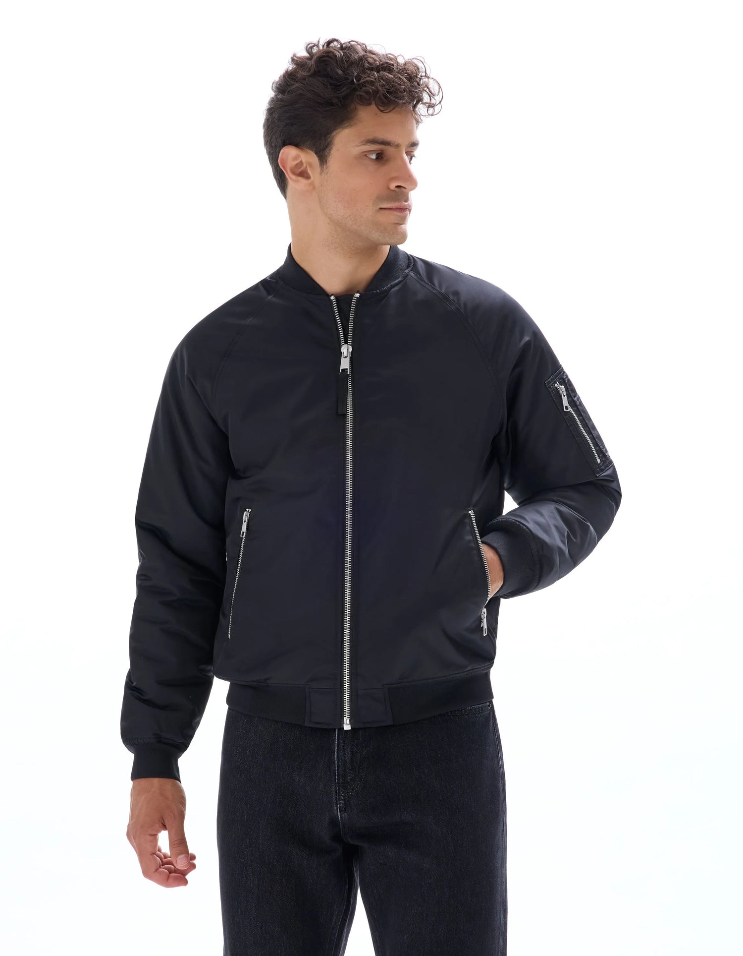 Celio_Black_Quilted Bomber Jacket_MUJAMES_BLACK_02