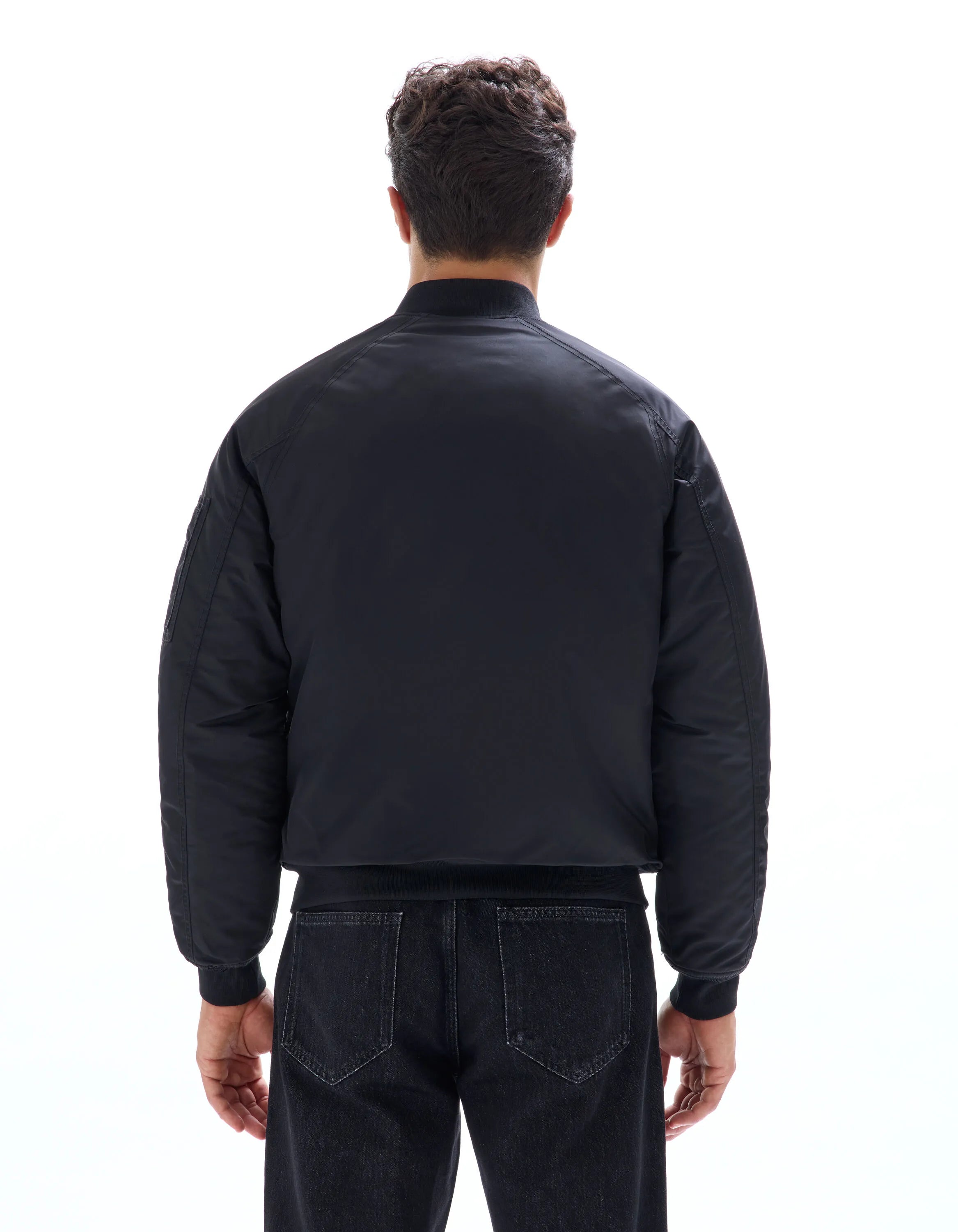 Celio_Black_Quilted Bomber Jacket_MUJAMES_BLACK_03
