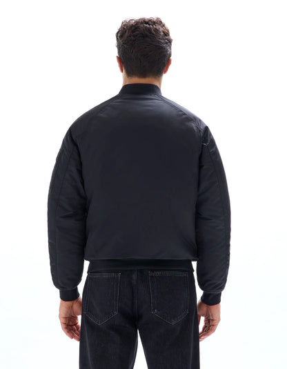 Celio_Black_Quilted Bomber Jacket_MUJAMES_BLACK_03