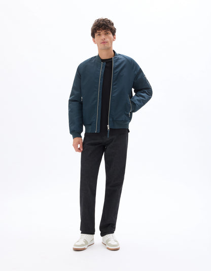 Celio_Blue_Quilted Bomber Jacket_MUJAMES_BLUE_02